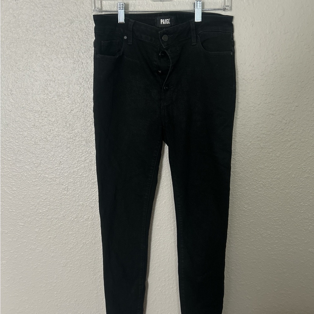 PAIGE Men's Black Skinny Jeans